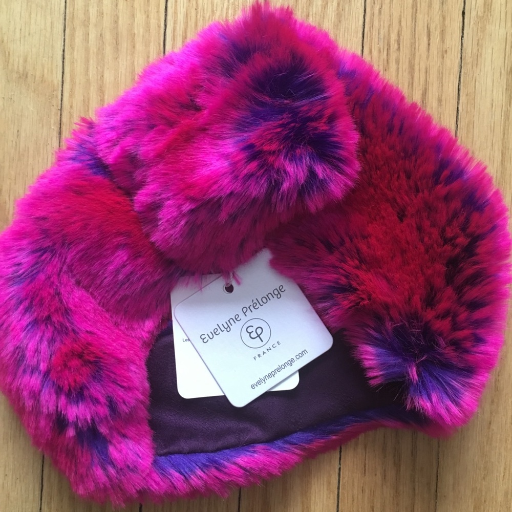 Evelyne Prélonge Faux Fur Ear Scarf